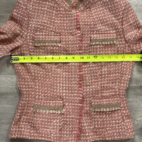 Elie Tahari Reversible Tweed & Silk Blazer – Estimated XS/Small - Picture 5 of 7